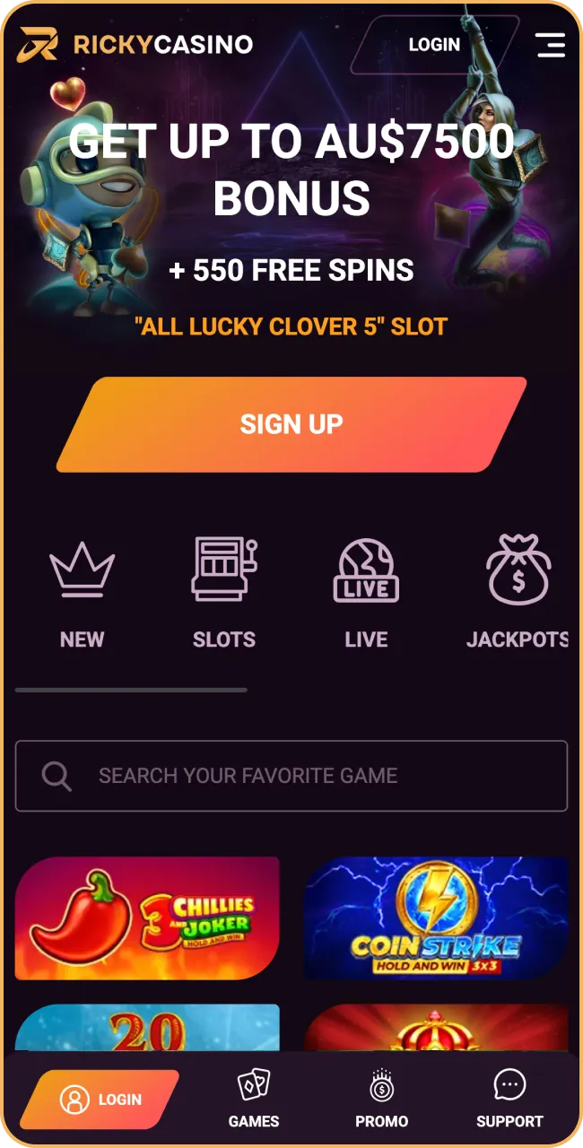 Ricky Casino offers top-tier online gambling for Australian players.