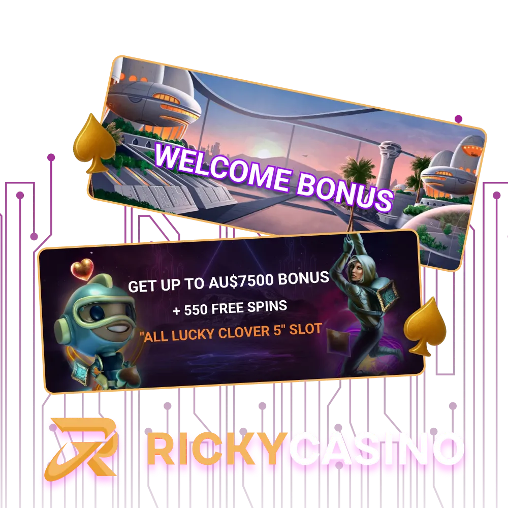 Exclusive bonuses and promotions at Ricky Casino.