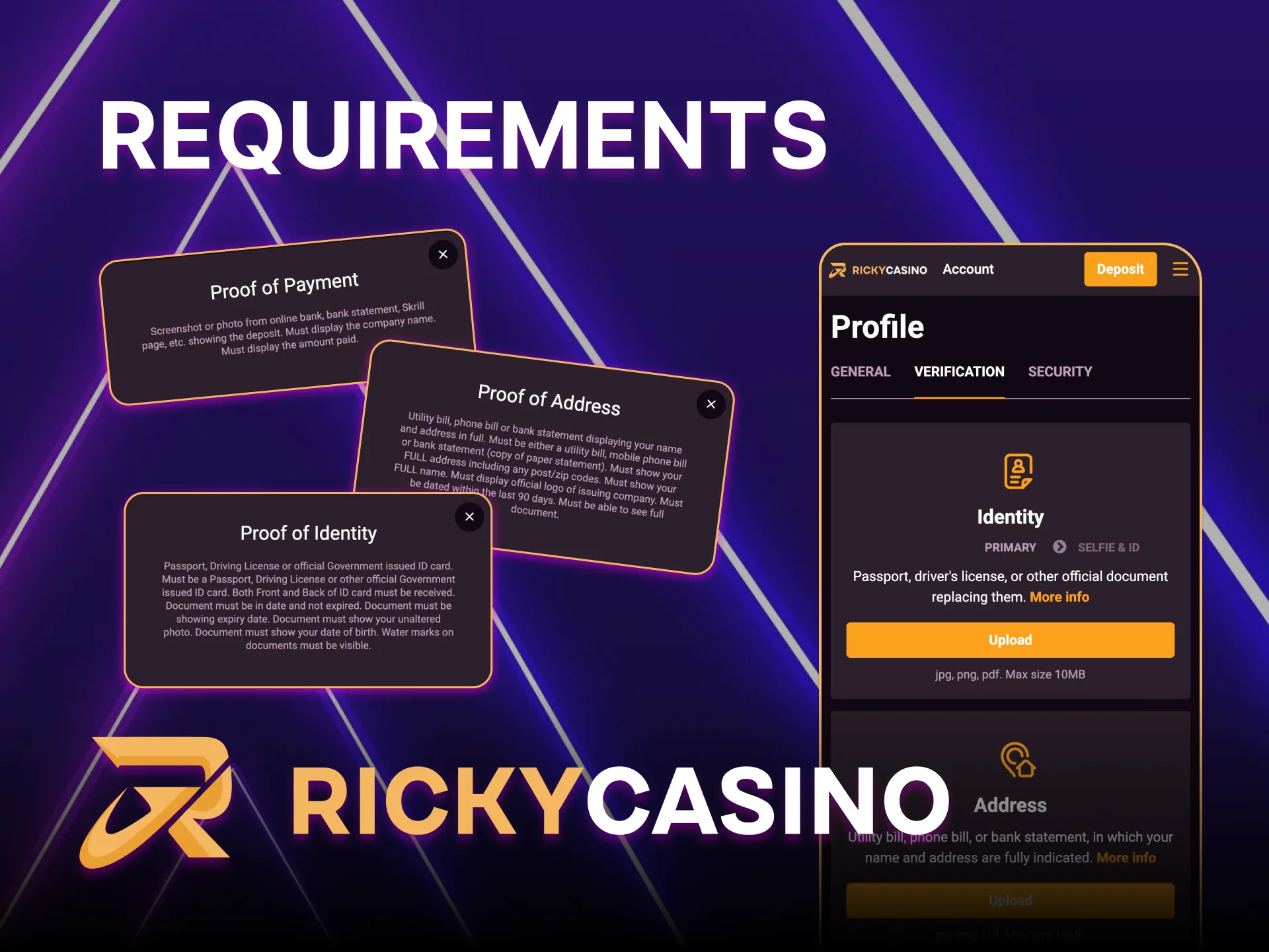 Learn the simple rules, win real money today at Ricky Casino.